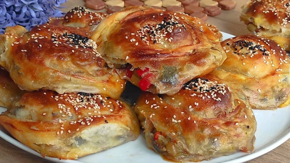 patlıcanlı el açması börek tarifi